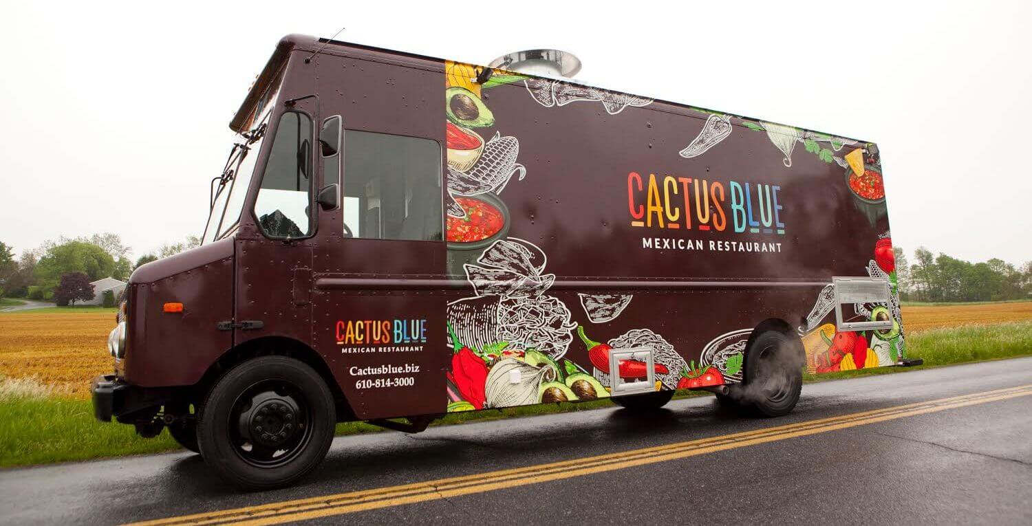 Food Truck - Cactus Blue